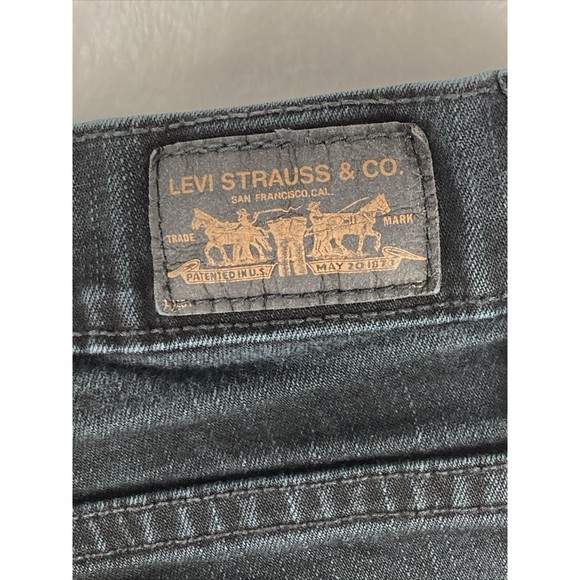 Levi's Boot Cut 512 Perfectly Slimming Womens Jeans Black Size 12 Short - Picture 13 of 16